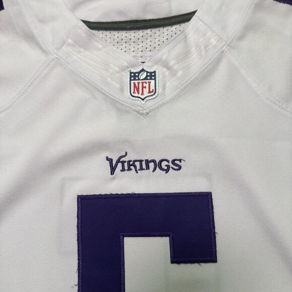 Nike Minnesota Vikings Teddy Bridgewater On Field Jersey Size 44 NFL #5 White - Picture 7 of 9